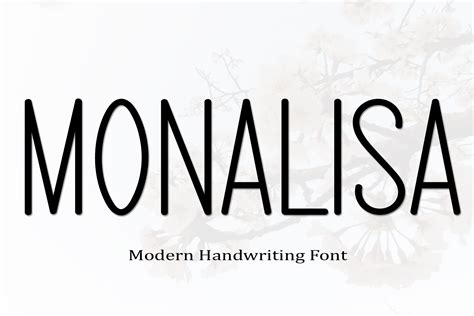 monalisa font.